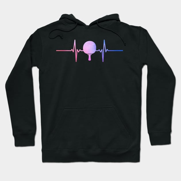 ping pong Hoodie by Mandala Project